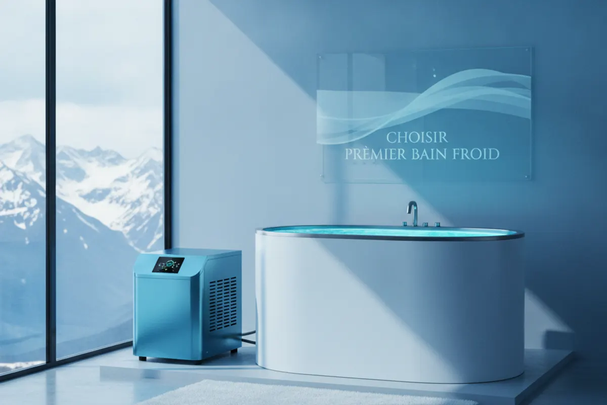 Différents types de bains froids côte à côte pour illustrer le guide d'achat comparatif