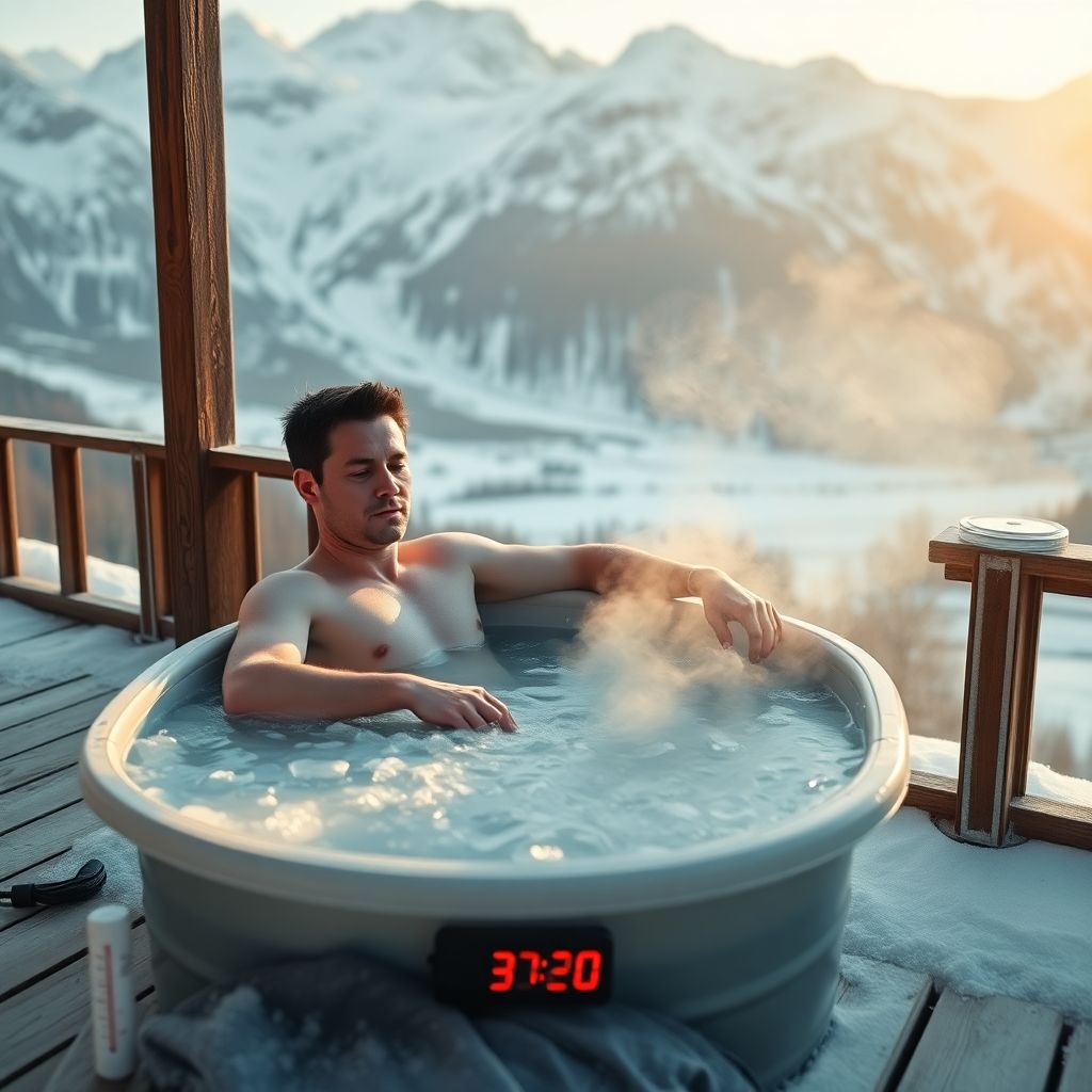 protocole progressif bain froid temperatures chronometrage