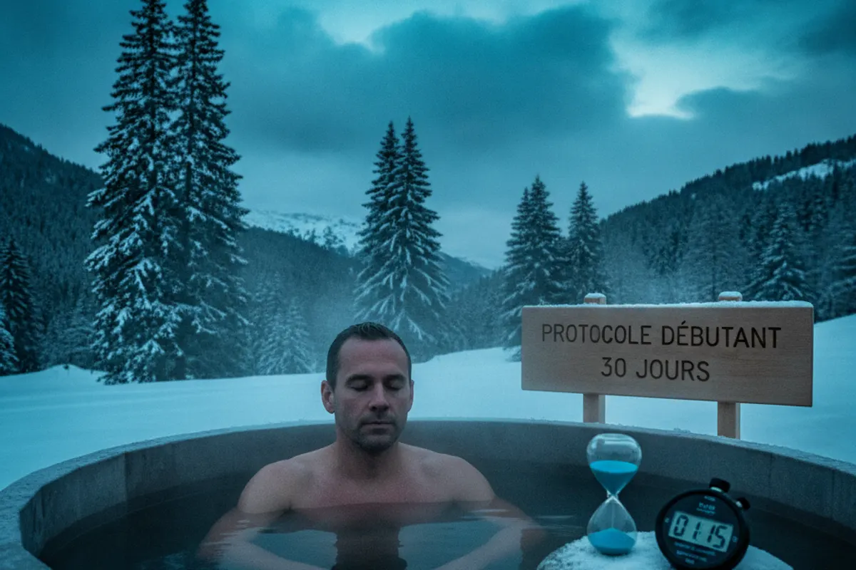 Calendrier de progression sur 30 jours pour débuter le bain froid — illustration 2