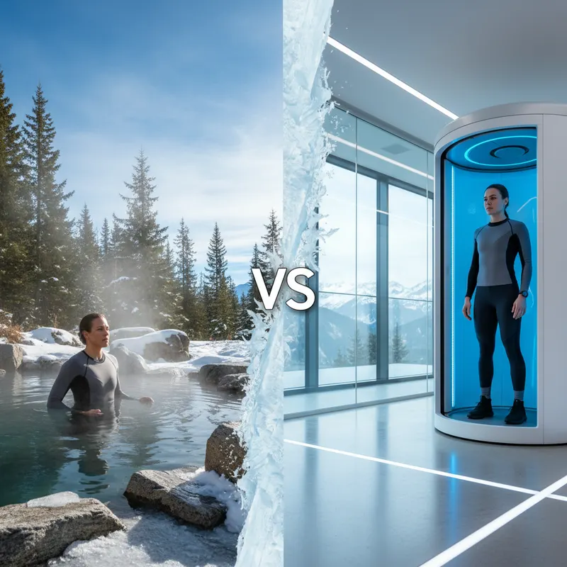 Bain froid vs cryothérapie : Lequel choisir pour optimiser v