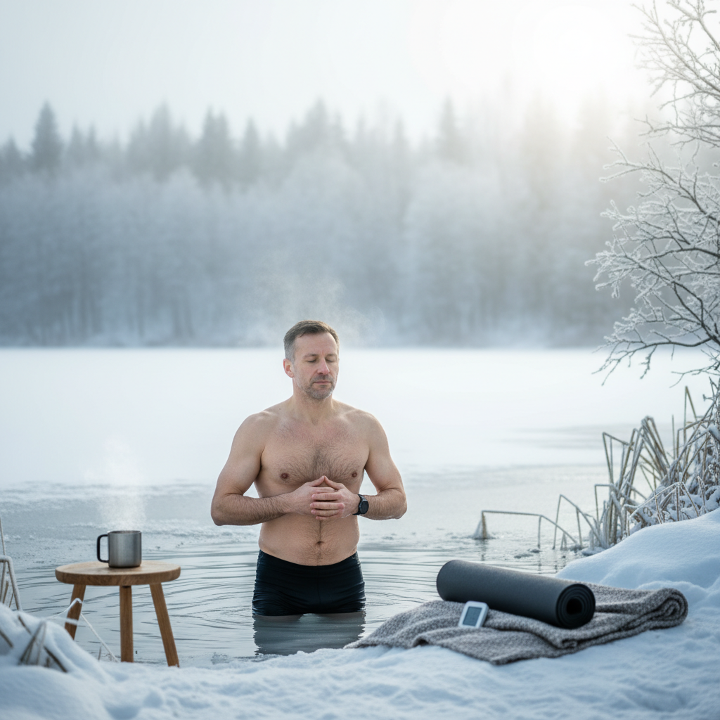 Maîtriser la méthode Wim Hof pour une immersion froide optim - illustration